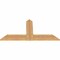 Ekena Millwork Portland Timber Gable Bracket, Western Red Cedar, 48"W x 24"H x 1 1/2"D x 5 1/2"F, 12/12 Pitch GBW048X24X0206POR00SWR - alternate 4